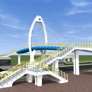 Tanzanian Mwanza pedestrian bridge