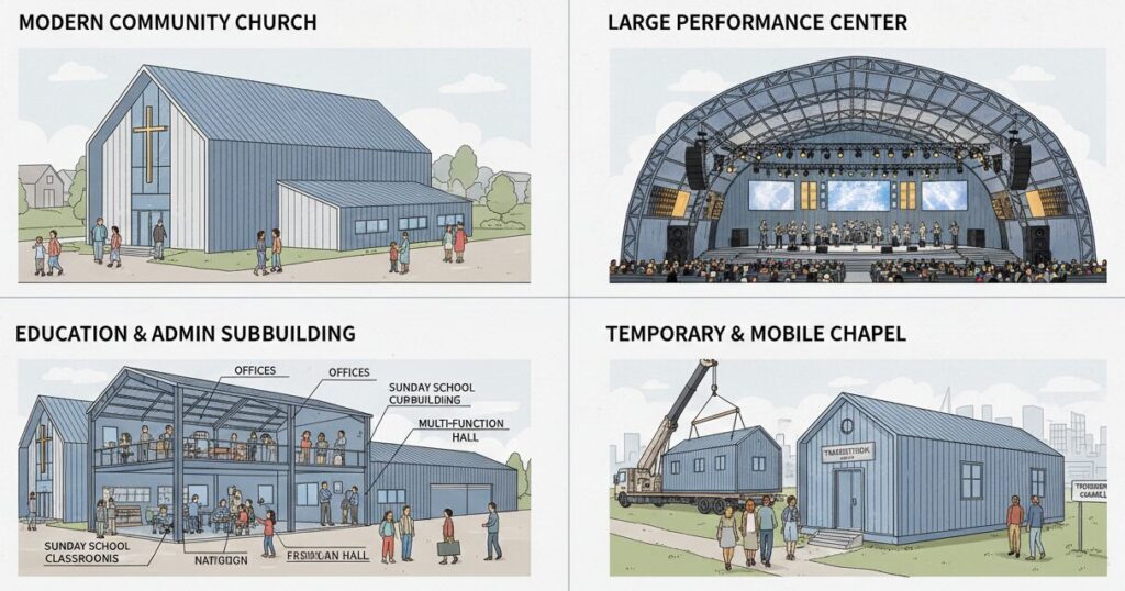 Prefabricated Steel Warehouse Application Scenarios