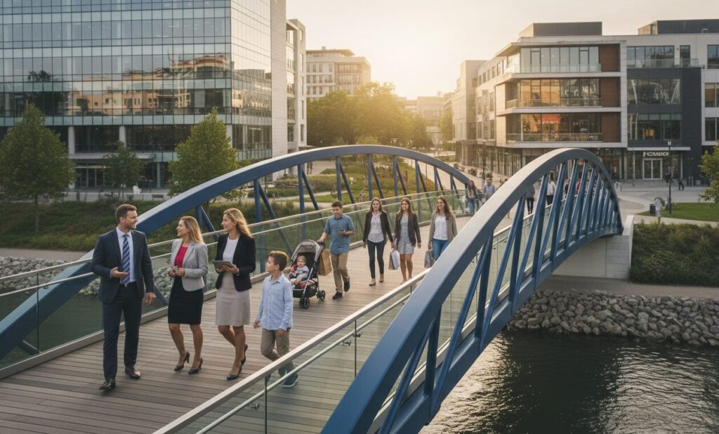 Prefabricated Foot Bridges Applicable Crowd