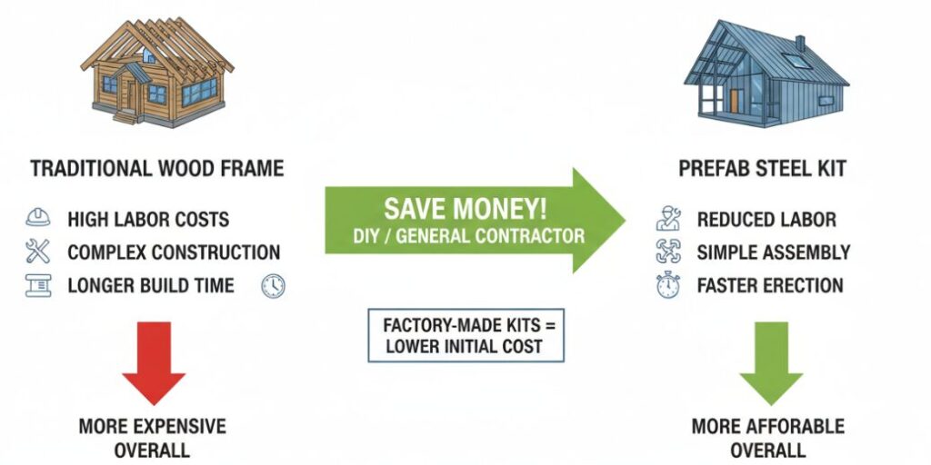 Advantages of building steel-structured houses
