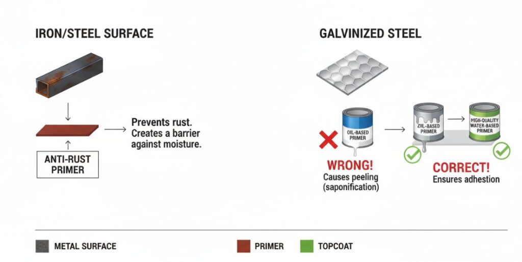 Painting steel structures requires choosing the appropriate primer.