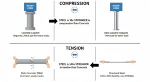 Is Structural Steel Stronger Than Concrete