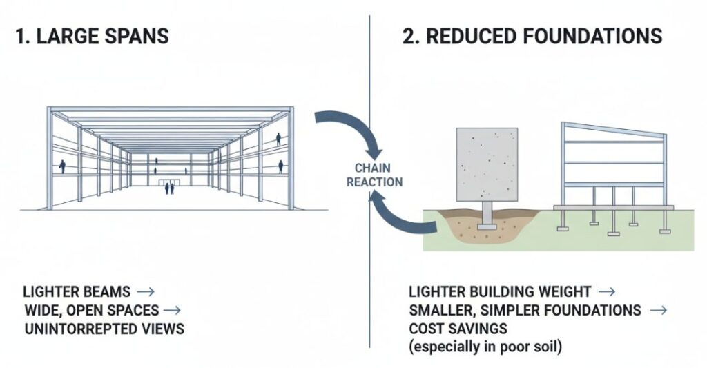 The main advantages of structural steel