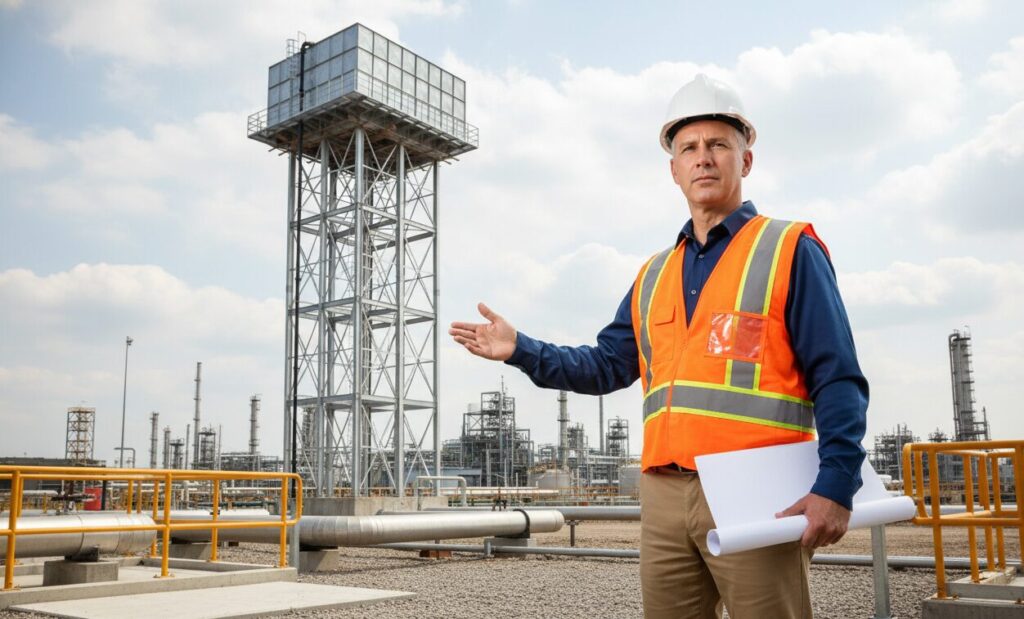 Steel Water Tower Applicable crowd