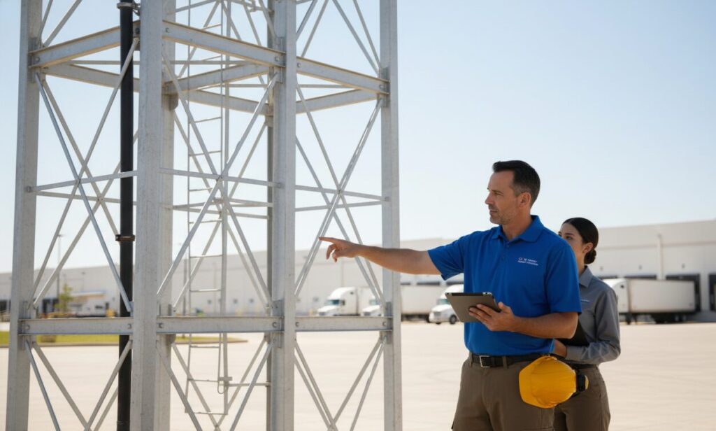 Steel Water Tower Applicable crowd