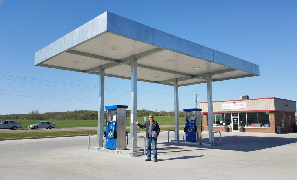 Canopy for Gas Station Applicable crowd