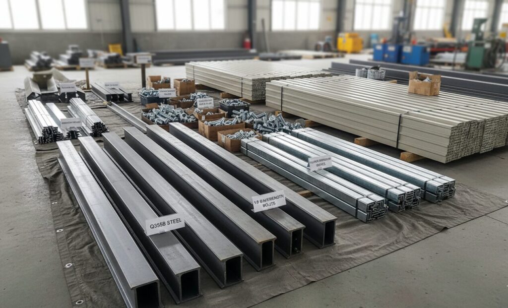 Canopy for Gas Station Materials