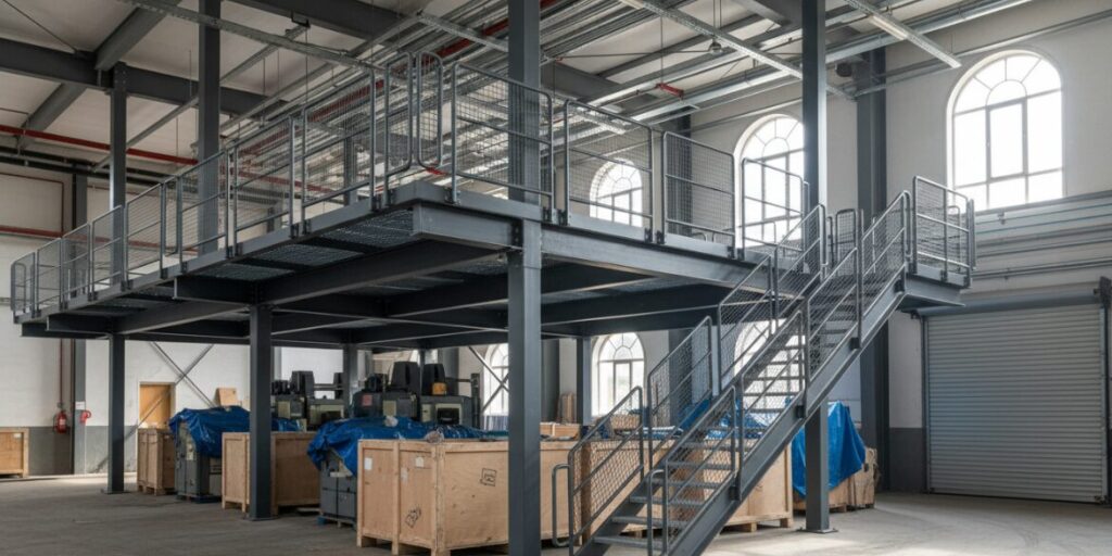 Steel mezzanine (image)