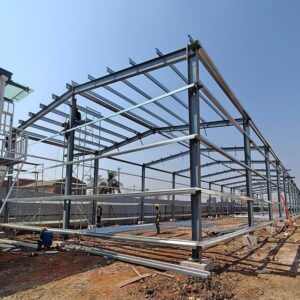  Zimbabwe Industrial Prefabricated Steel Struct...