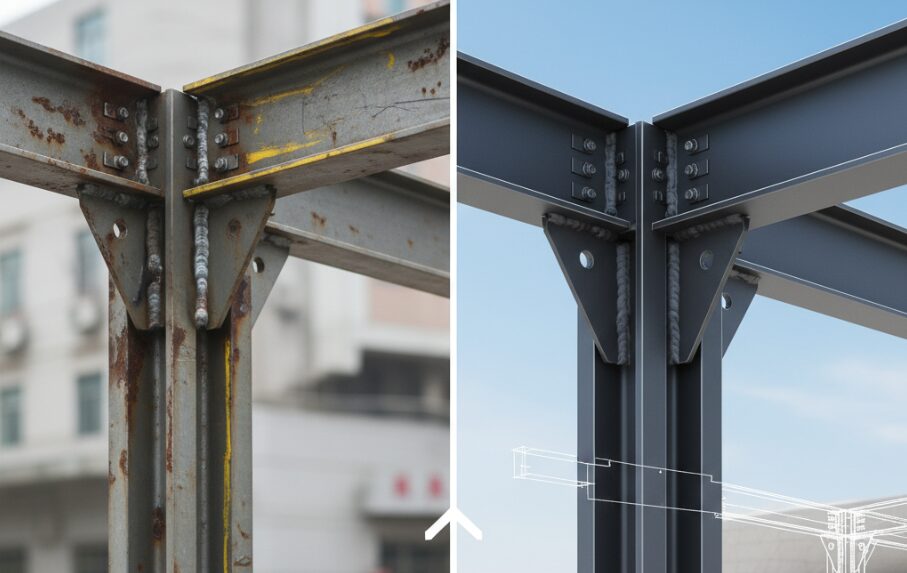Canopy Steel Structure Comparison Point