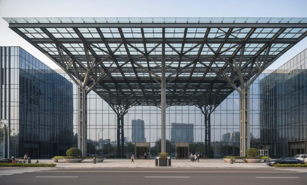 Canopy Steel Structure Applicable crowd