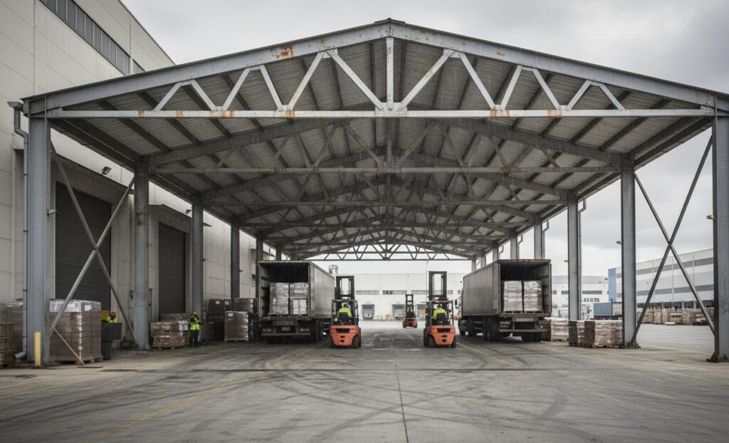 Canopy Steel Structure Applicable crowd