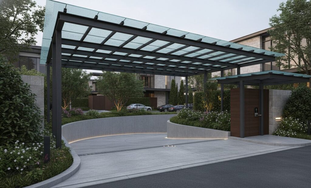 Canopy Steel Structure Applicable crowd