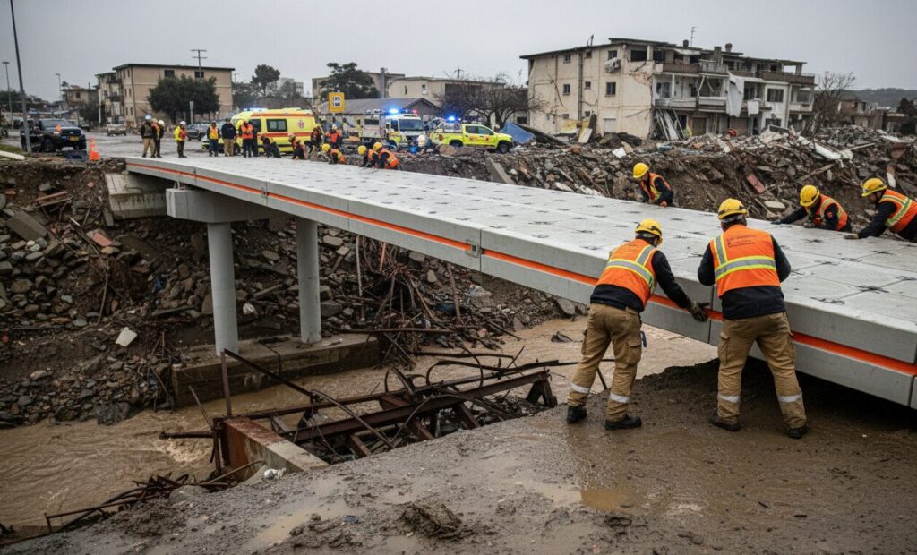 Bridge Prefabricated Applicable crowd