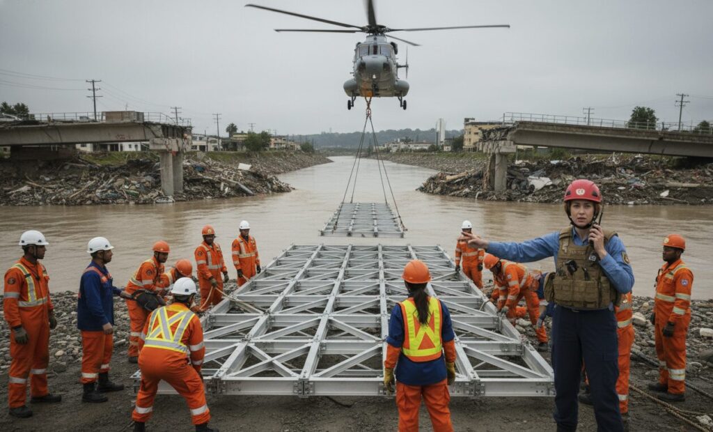 Medium Girder Bridge Applicable crowd