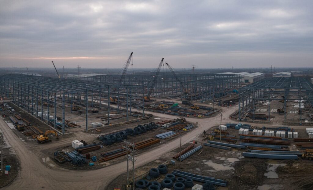 Steel water tower for people