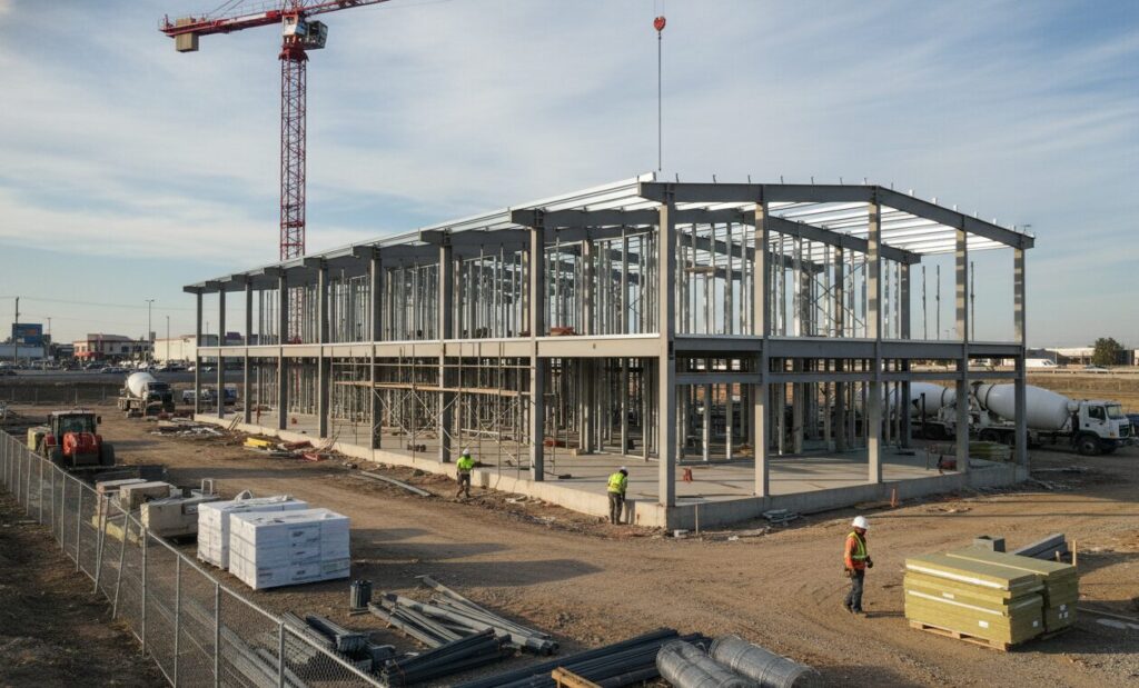 Two-story steel structure building – Applicable crowd