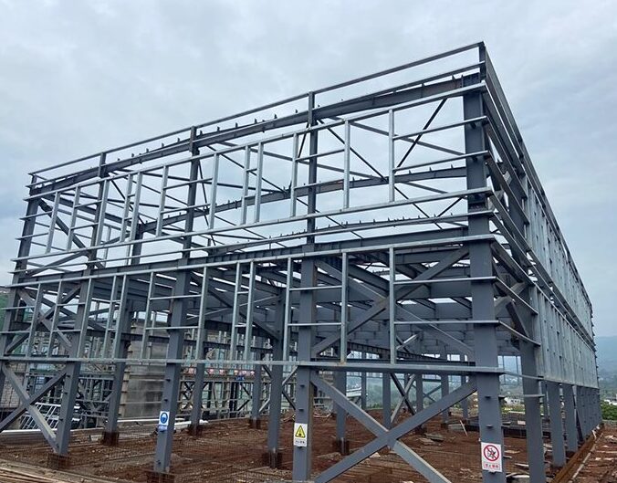 Steel structure house building for people