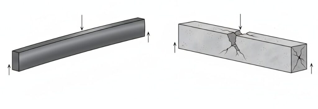 Steel and concrete under stress