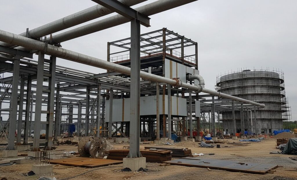 Steel water tower for people