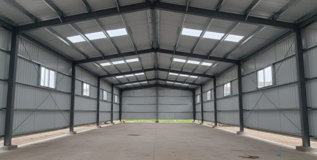 Interior of an Industrial Warehouse