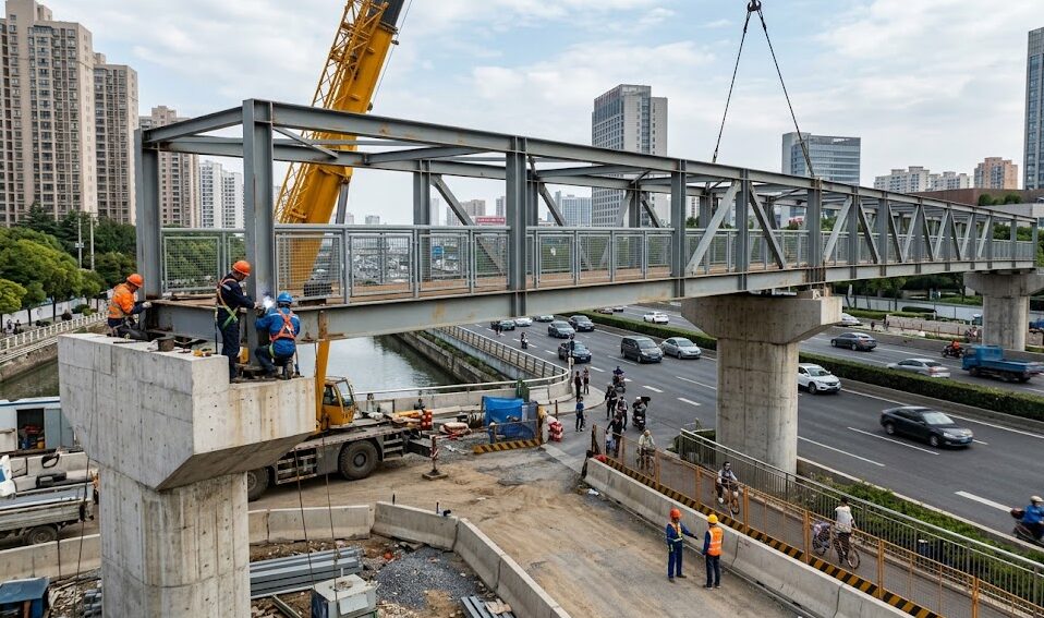 prefabricated pedestrian bridges Applicable Crowd