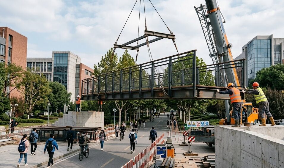 prefabricated pedestrian bridges Applicable Crowd