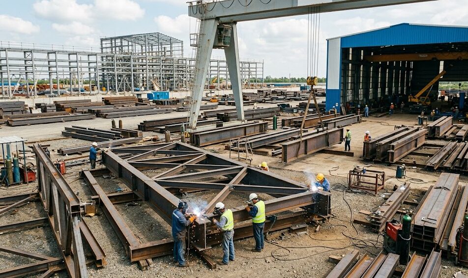 structural steel fabrication services for the crowd