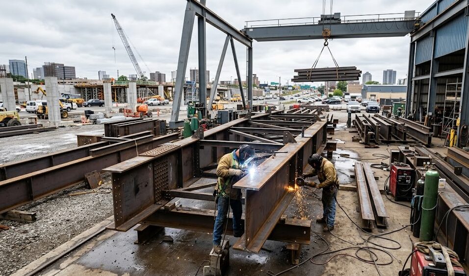 structural steel fabrication services for the crowd