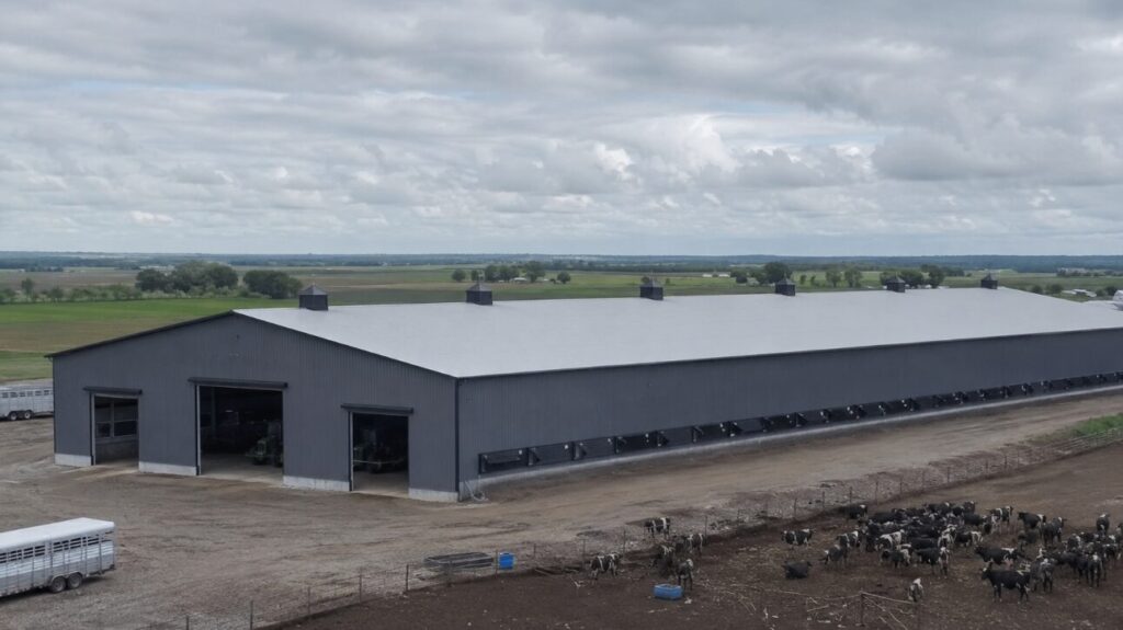 40 × 40 steel building for people
