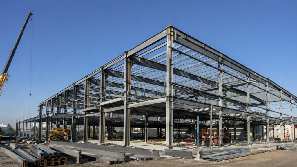 Custom steel structure construction applicable groups