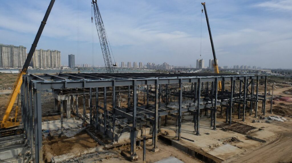 Custom steel structure construction applicable groups