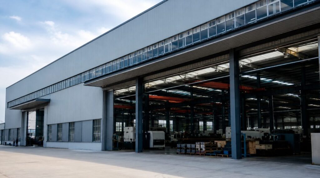 40 × 40 steel building for people
